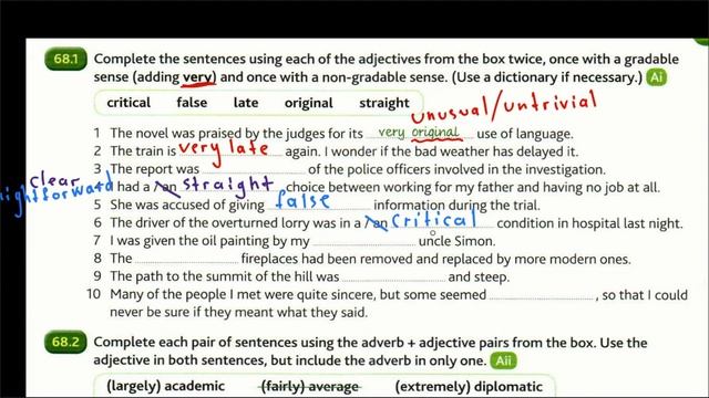 Advanced Grammar in Use | Unit 68-1 | прилагательные с very в разных значениях смотреть онлайн