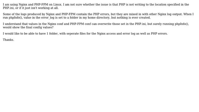 DevOps & SysAdmins: nginx and php-fpm - Cannot write PHP error log (2 Solutions!!) смотреть онлайн