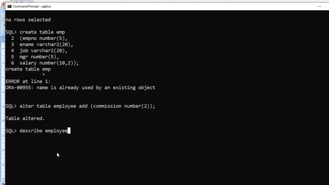 Oracle SQL Practical 1st class смотреть онлайн