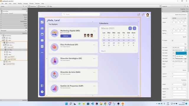 Microsoft Teams UI in JavaFX | Dashboard Design Part. 2 смотреть онлайн
