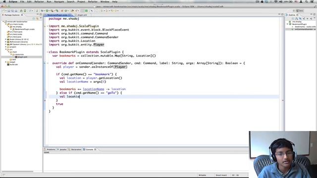 Minecraft Bookmarker Plugin in Scala смотреть онлайн