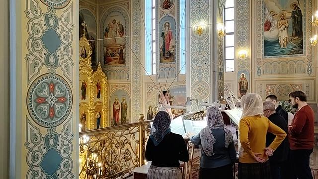 Малая ектения (Г.Н Лапаев). Регент Екатерина Артюхова. смотреть онлайн