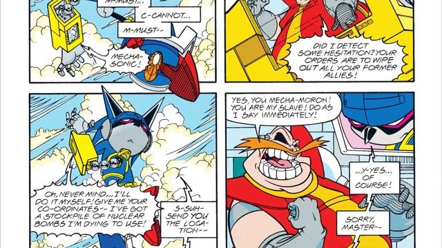 MECHA MADNESS: That time Sonic turned into a robot. | SonicSpeedReading (Archie) смотреть онлайн