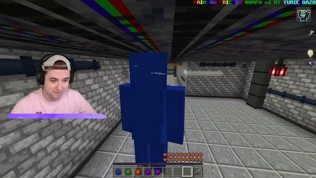 Trapping Friends With Rainbow Friends In Minecraft... смотреть онлайн