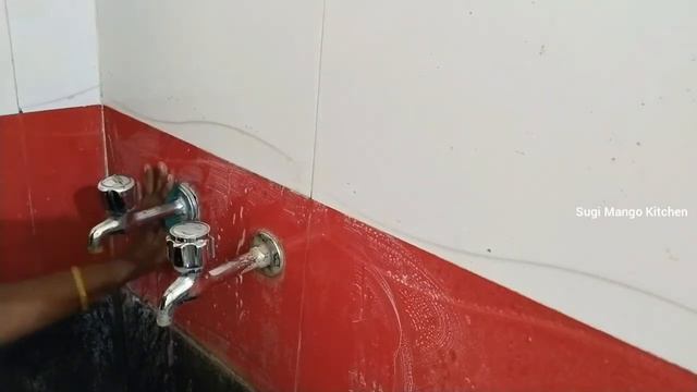 How to Clean Salt water stains on Sink Tap floor tiles / remove hard water stains/Sugi Mango Kitche смотреть онлайн
