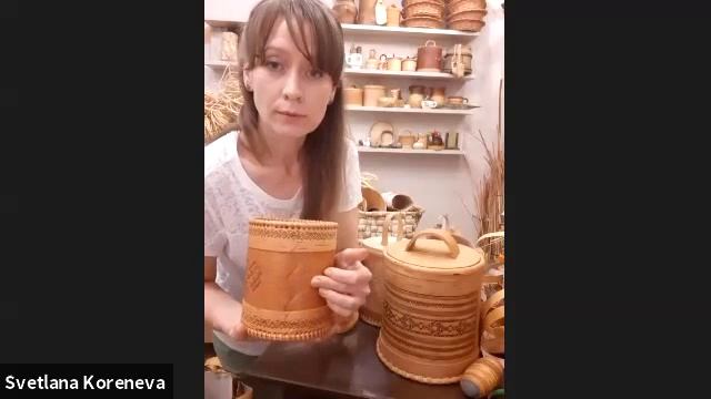 Russian-Style Birch Bark Weaving And Decoration With Svetlana Koreneva