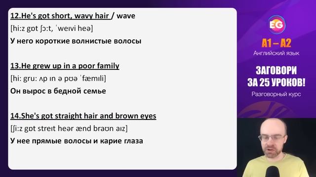 РАЗГОВОРНЫЙ КУРС - ЗАГОВОРИ ЗА 25 УРОКОВ A1-A2 УРОК 13 УЧИМ АНГЛИЙСКИЙ ЯЗЫК. КУРСЫ АНГЛИЙСКОГО ЯЗЫК смотреть онлайн