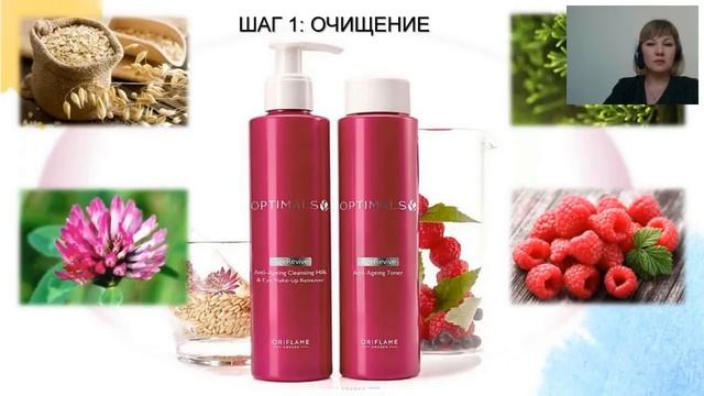 Уход за кожей лица, серия Optimals.