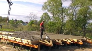 ? Плита на винтовых сваях. Обитель Ангелов. (Заливка плиты)