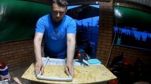 Столик для рыбалки из ПВХ труб Первый опыт пайки.