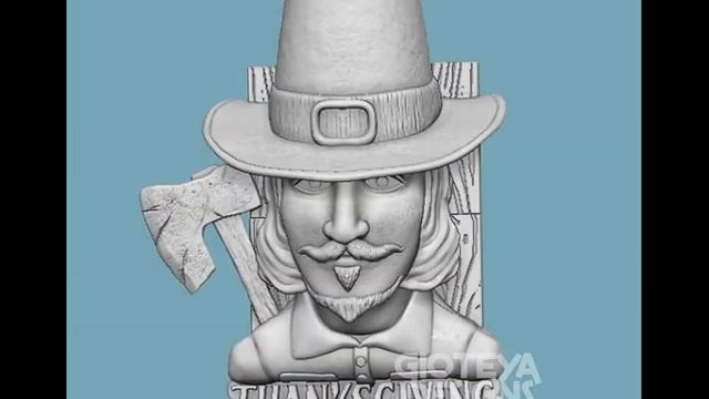 Thanksgiving - John Carver #3dprint #3dprinting #thanksgiving #thanksgivingmovie #eliroth #fanart смотреть онлайн