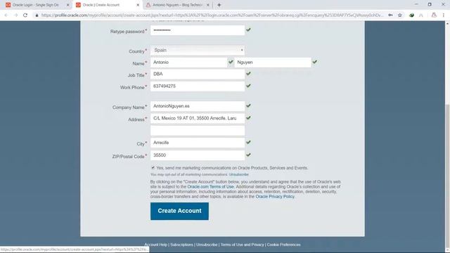 Create Oracle Account and Login смотреть онлайн