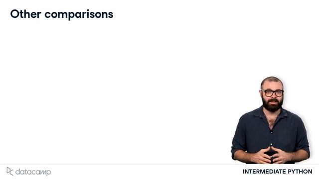 Comparison Operators | Python смотреть онлайн