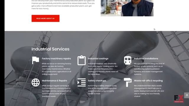 Machinist - Professional Industrial WordPress Theme TMT | Free Templa смотреть онлайн