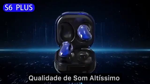 Fone Bluetooth S6 PLUS TWS C/ Display de Hora e Bateria #bluetooth #fone #s6plus смотреть онлайн