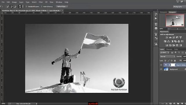 Photoshop CC colour splash (TUTORIAL) смотреть онлайн