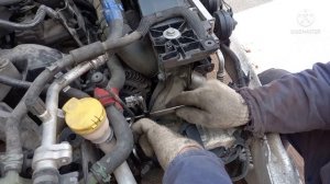 Опасно ! Замена обгонной муфты генератора Mitsuboshi Scenic 3