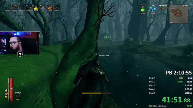 Valheim NG+ RSG All Bosses Speedrun Former World Record - 1:23:46 смотреть онлайн