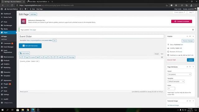 How Limit Attribute Works With Event Slider In #WordPress Event Website смотреть онлайн