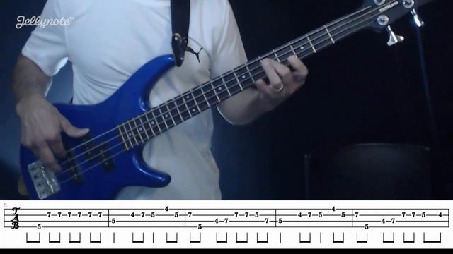 Twist and Shout by The Beatles - Bass tutorial (Jellynote Lesson) смотреть онлайн