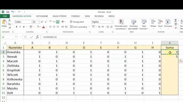 Excel 2013 - kopiowanie formuł смотреть онлайн