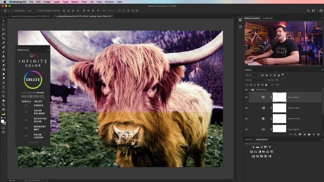 Color Grading in Photoshop CC (TIPS & TRICKS!) works for Photography & VIDEO! смотреть онлайн