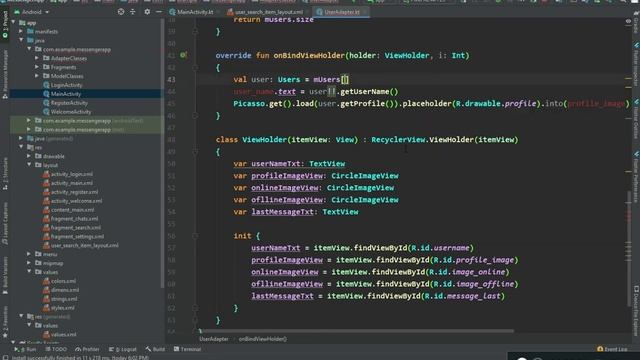 Firebase Search Query Android Studio Tutorial 2020 Kotlin Chat App with Firebase like WhatsApp Clon смотреть онлайн