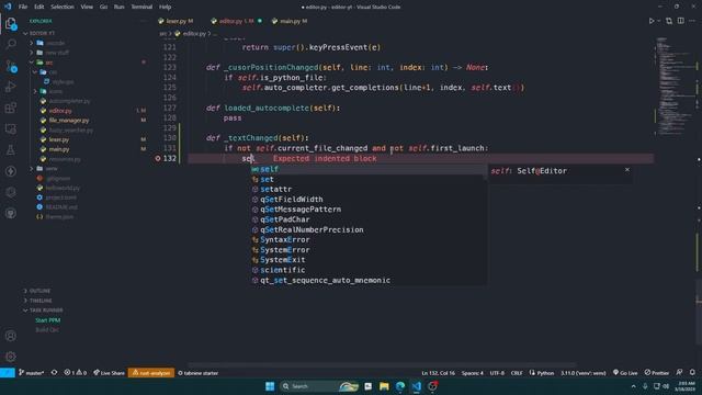 Create Your Own Code Editor in Python Using PyQt5 #9 - Fixing Bugs and Adding Few Features смотреть онлайн