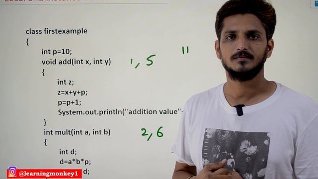 Local and Instance Variables in Java || Lesson 33 || Java Programming || Learning Monkey || смотреть онлайн