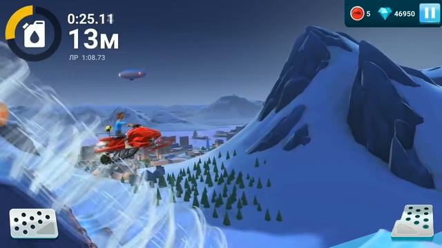 Новые уровни и СНЕГОХОД бешеное ускорение по воде MMX HILL DASH 2 прохождение игры ВИДЕО ПРО МАШИНК смотреть онлайн