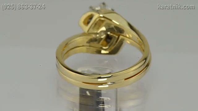 Золотое кольцо с бриллиантами 0.70 карат смотреть онлайн