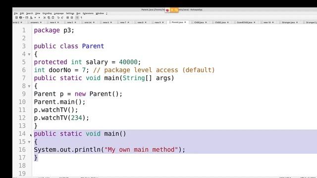 Java in Tamil - protected keyword - Constructor in Inheritance - Muthuramalingam - Payilagam смотреть онлайн