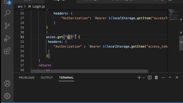 Sending authorization headers in React JS using axios смотреть онлайн