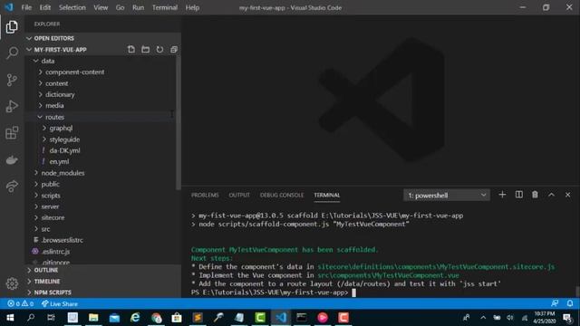 JSS with Vue - First Component - A Sitecore Story - Episode 2 смотреть онлайн