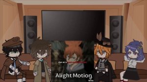 Bsd react to Nakahara Chuuya || Реакция бсд на Чую Накахару