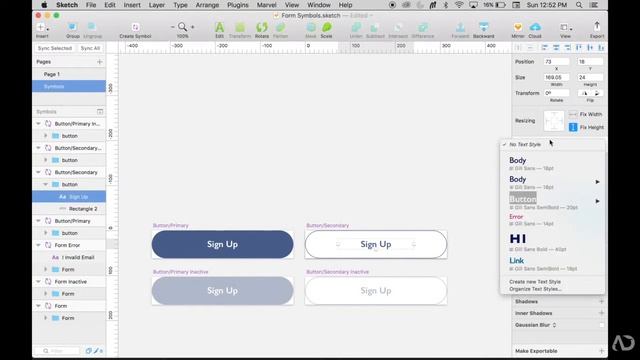 How to Create Text Styles | Sketch Tutorial смотреть онлайн