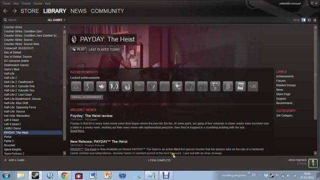 PAYDAY: THE HEIST WONT START смотреть онлайн