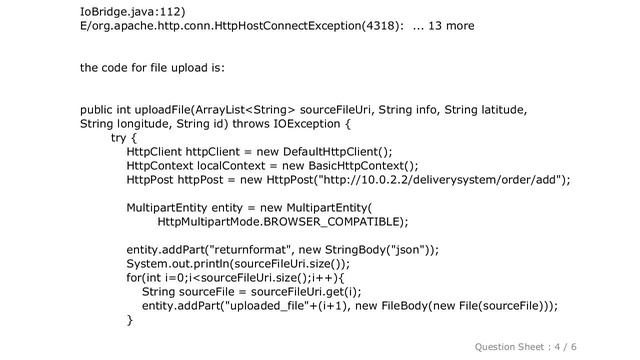 Android : org.apache.http.conn.HttpHostConnectException: Connection to http://localhost refused in смотреть онлайн
