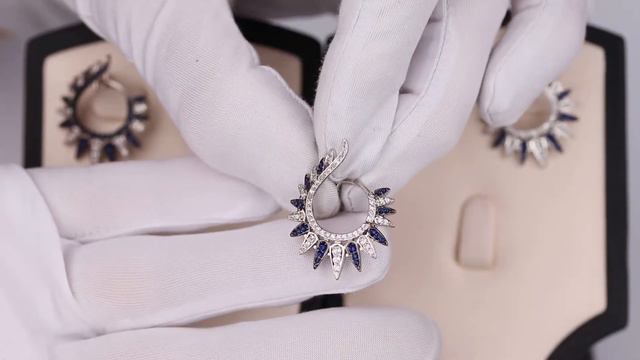 Серьги из серебра «Солнечное блаженство» смотреть онлайн