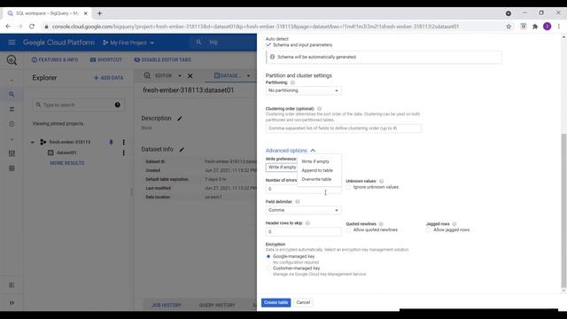 How to load data into BigQuery and query the data in table|How to Load CSV data into BigQuery in GC смотреть онлайн