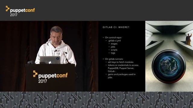Puppet Continuous Integration with PE and GitLab- Alessandro Franceschi, example42 GmbH смотреть онлайн