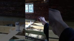 Монтаж половых лаг в срубе. Расшир версия