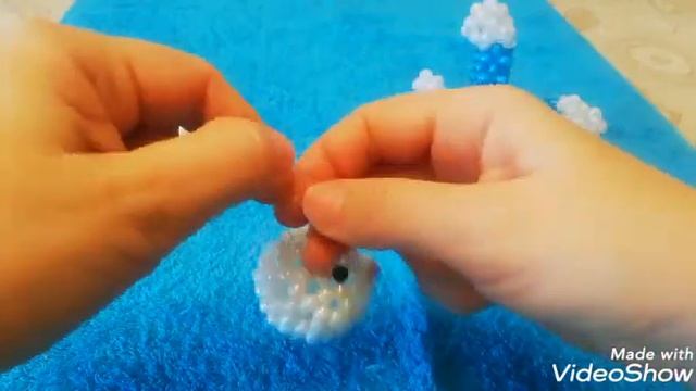 DIY Figurine "Bear" from beads ?. Part #1. DIY Фигурка "Мишка" из бусин ?. Часть #1. смотреть онлайн