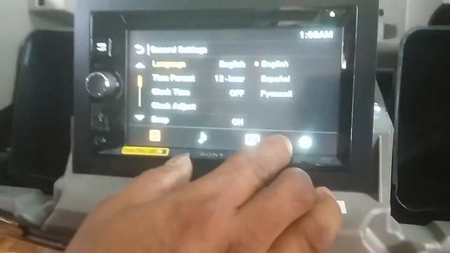 Seting Sony XAVW600  6.2