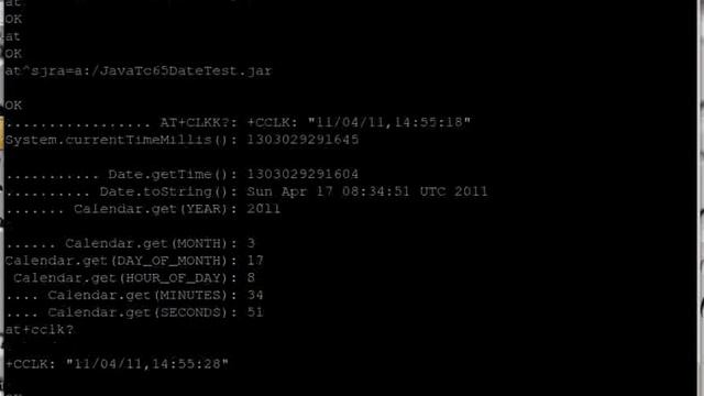 TC65 rev 3 Java Date Problem Bug смотреть онлайн