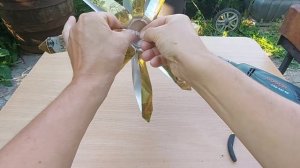 Ветряк из двух алюминиевых банок своими руками! Как избавитьэся от птиц