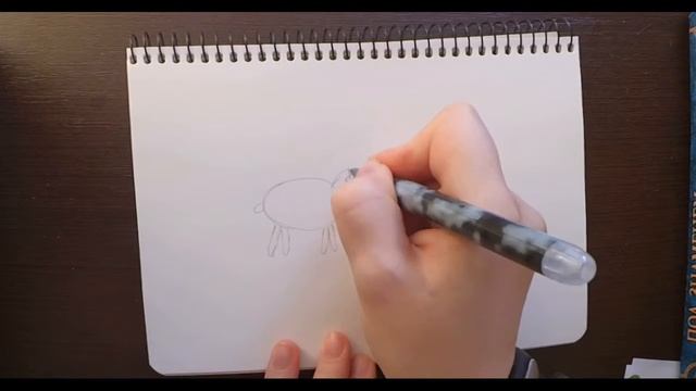 РИСУНКИ ДЛЯ ДЕТЕЙ #19| Как нарисовать овечку смотреть онлайн