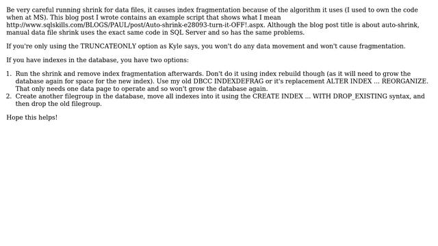 DevOps & SysAdmins: How can I remove unallocated space from a SQL Server database? (5 Solutions!!) смотреть онлайн