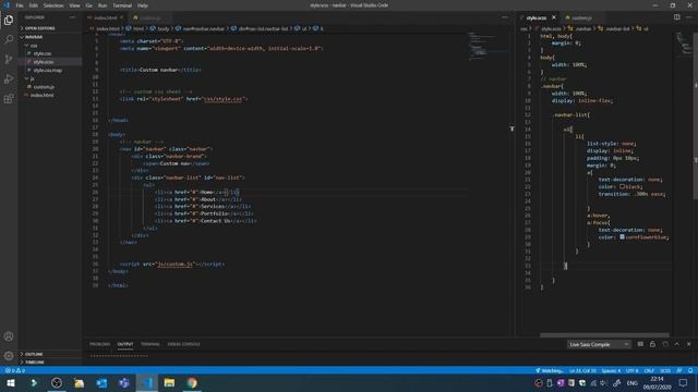 Change navbar on scroll l | HTML | SASS | JS | Web design | Web development | July 2020 смотреть онлайн