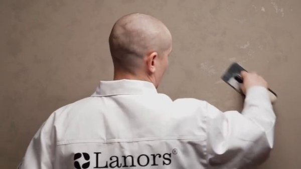 Декоративное покрытие Lanors Terry в технике нанесения кожа